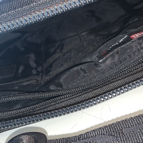 Messenger Adjustable Blue Polyester Twill Cross Body Bag - Picture 6 of 9